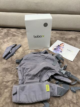 Mochila Portabebés Boba X Gris