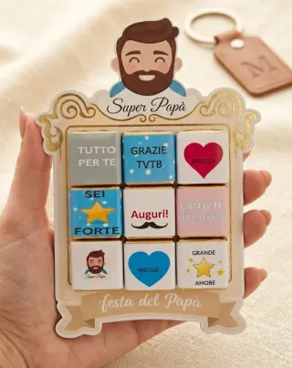 Idea regalo festa del papà cioccolatini