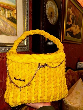 Borsa Marshmallow fatta a mano