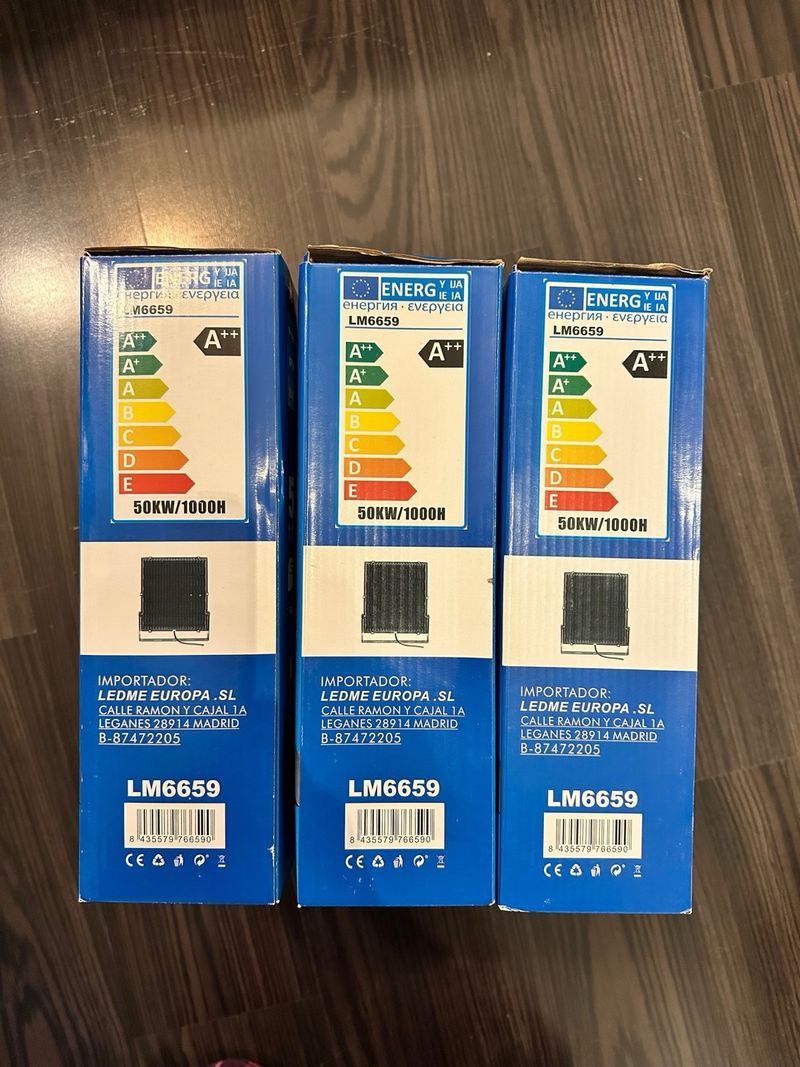 Foco LED M 50W IP66 Negro afbeelding 5