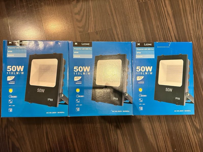 Foco LED M 50W IP66 Negro afbeelding 3