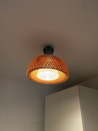 Lámpara de techo IKEA bambú