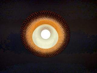 Lámpara de techo IKEA bambú