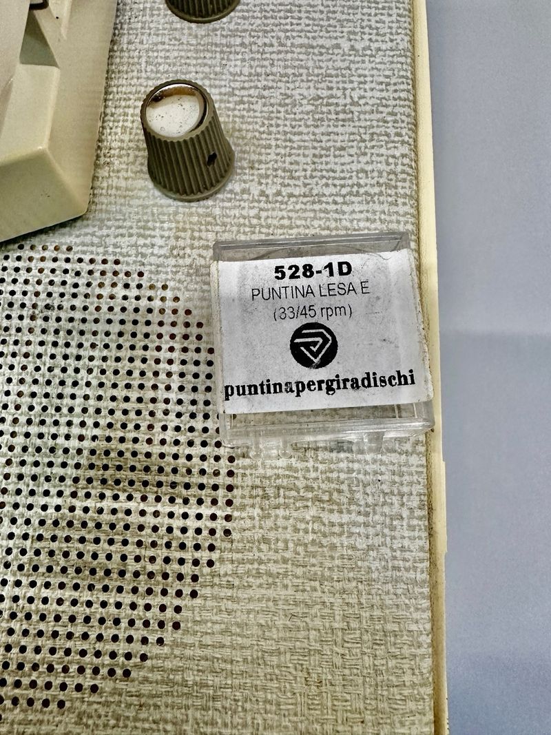 Giradischi Lesa Defrai DF-1 Giallo afbeelding 3