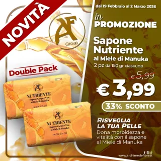 Sapone Nutriente al Miele di Manuka - 2pz