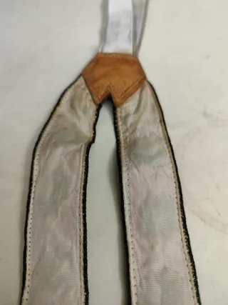 Tirantes vintage seda natural flores,.