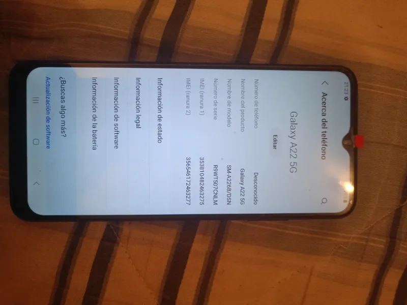 Samsung A22 5G 128GB Negro afbeelding 3