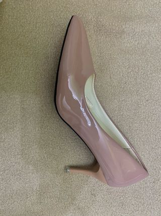 Décolleté rosa antico tacco 38