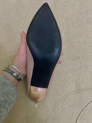 Décolleté rosa antico tacco 38