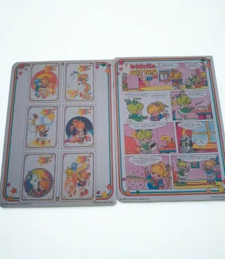 Lote papelería retro Rainbow Brite 84-86 + Sanrio