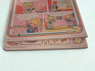 Lote papelería retro Rainbow Brite 84-86 + Sanrio