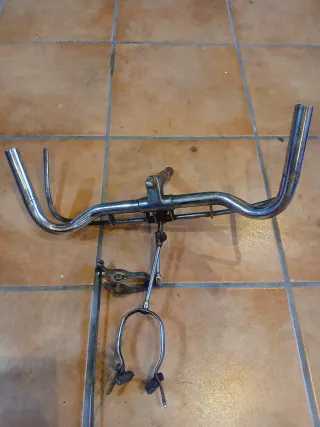 Manillar y piezas freno varilla bici