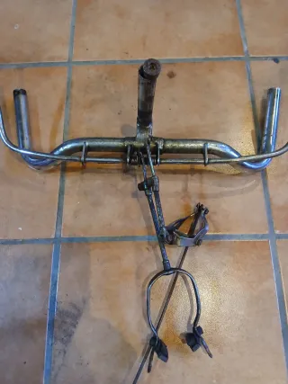 Manillar y piezas freno varilla bici