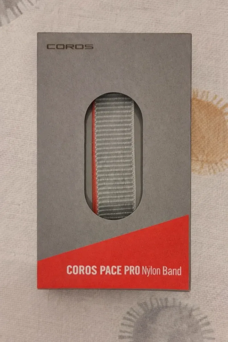 Reloj Coros Pace Pro Negro + Correa Nylon Gris afbeelding 4