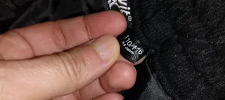 Pantalón nieve negro tirantes 4-6 años 110/116cm