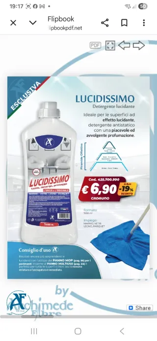 Detergente Lucidissimo 1500 ml