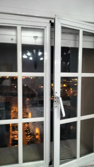 2 Ventanas Aluminio Blanco 100x120