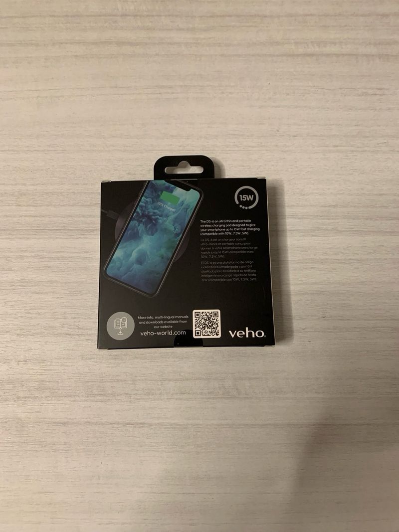 Cargador inalámbrico Veho 15W afbeelding 3