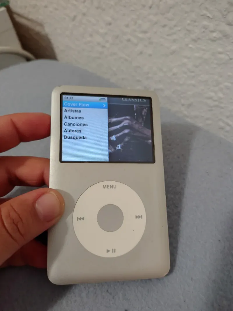 iPod Classic 80 GB Plata/Blanco afbeelding 9