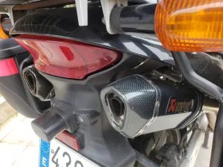 Honda Varadero Moto Trail Negra/Plata