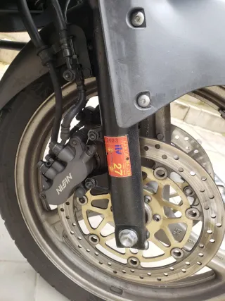 Honda Varadero Moto Trail Negra/Plata