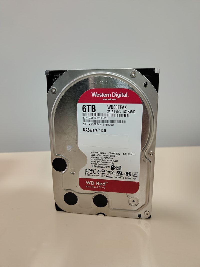 2 x WD Red Plus 6TB HDD 3.5 NAS
