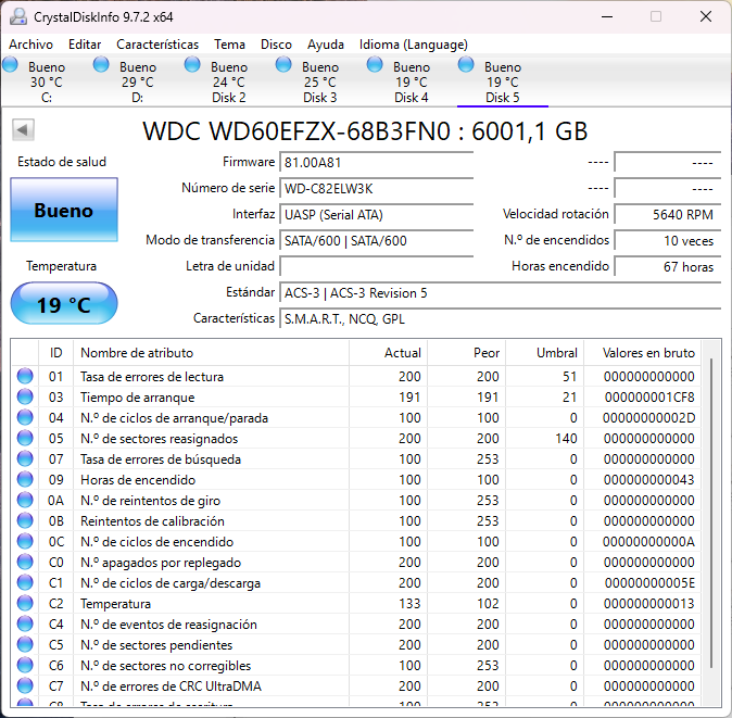 2 x WD Red Plus 6TB HDD 3.5 NAS afbeelding 3