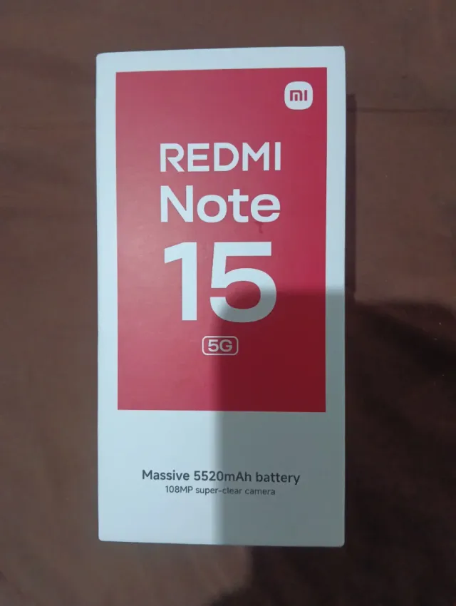 Redmi Note 15 5G ,  8GB RAM Y 256 GB