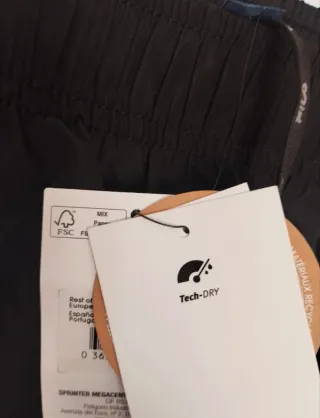 Pantalón corto Fila Talla M Negro