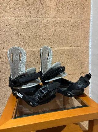 Fijaciones Snowboard Talla M Santa Cruz