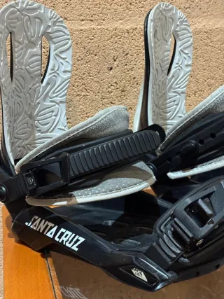 Fijaciones Snowboard Talla M Santa Cruz