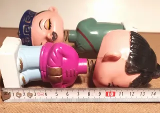 Coppia pupazzi vintage Bobbleheads