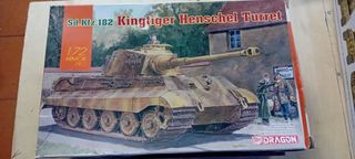 Maqueta Kingtiger Henschel Turret 1:72 DRAGON