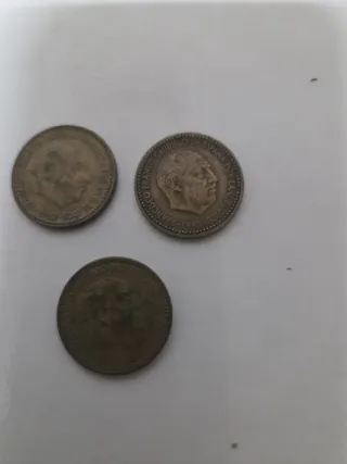 Monedas 1 peseta Franco 1963 estrella 64 lote