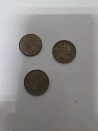 Monedas 1 peseta Franco 1963 estrella 64 lote