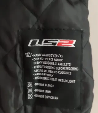 Chaqueta Moto LS2 Negra y Rosa