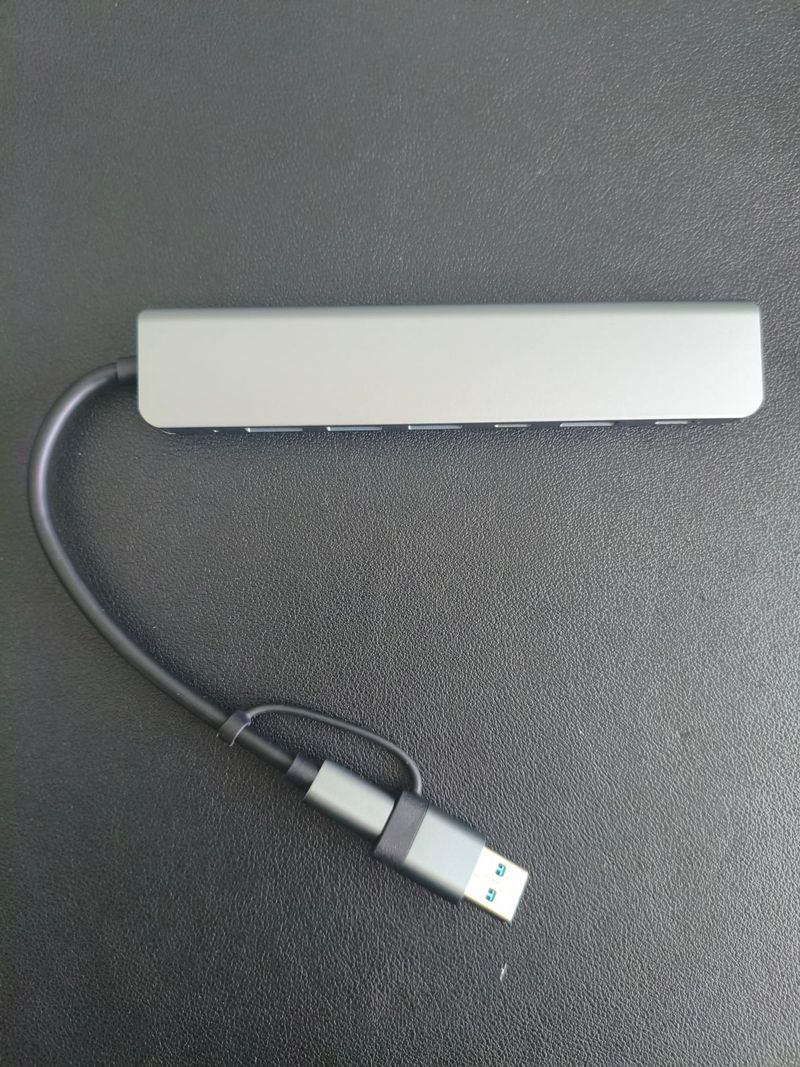 Hub universal 7 en 1 con USB-C y USB-A. afbeelding 3