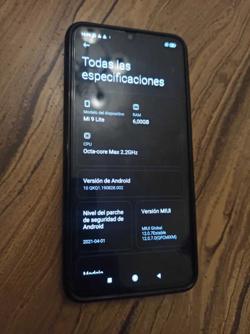 Xiaomi Redmi mi 9 Lite Negro afbeelding 3