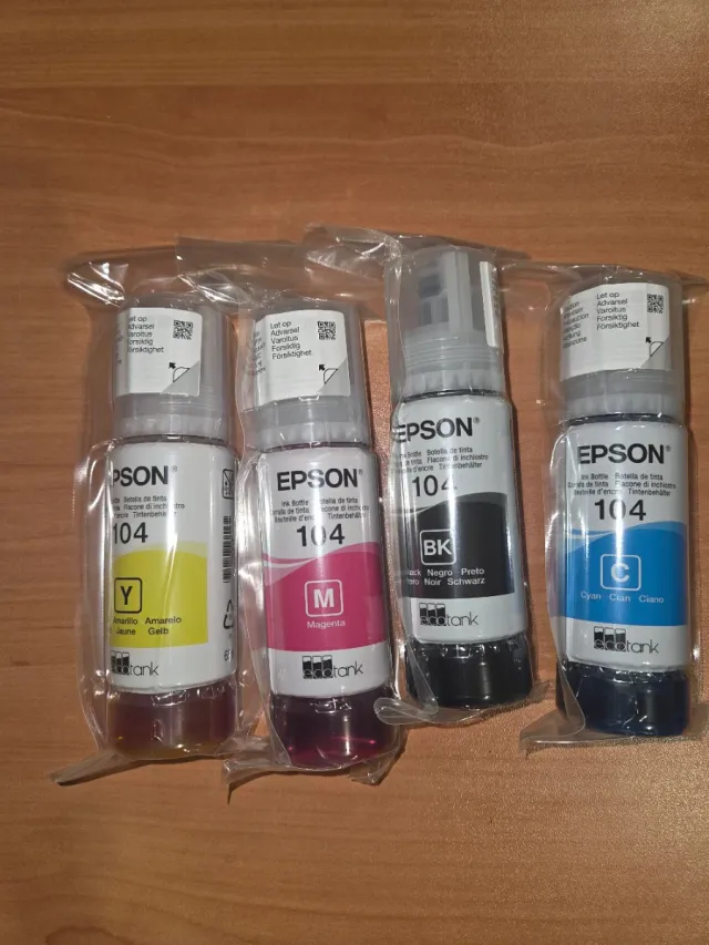 Tintas Epson EcoTank 104 (4 colores)