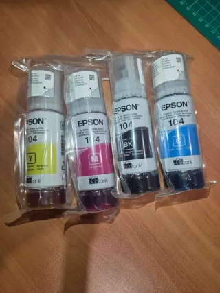Tintas Epson EcoTank 104 (4 colores)