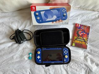 Nintendo Switch Lite Azul + Juego Pokémon