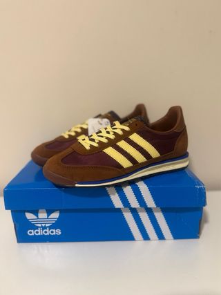Adidas SL72 burdeos, marrones y amarilla