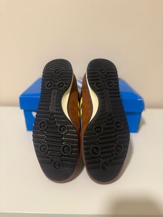 Adidas SL72 burdeos, marrones y amarilla