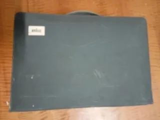 Proiettore Braun vintage grigio/bianco