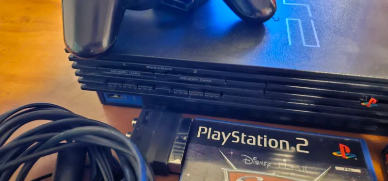 Consola PS2 Negra + Mando + 2 Juegos afbeelding 3