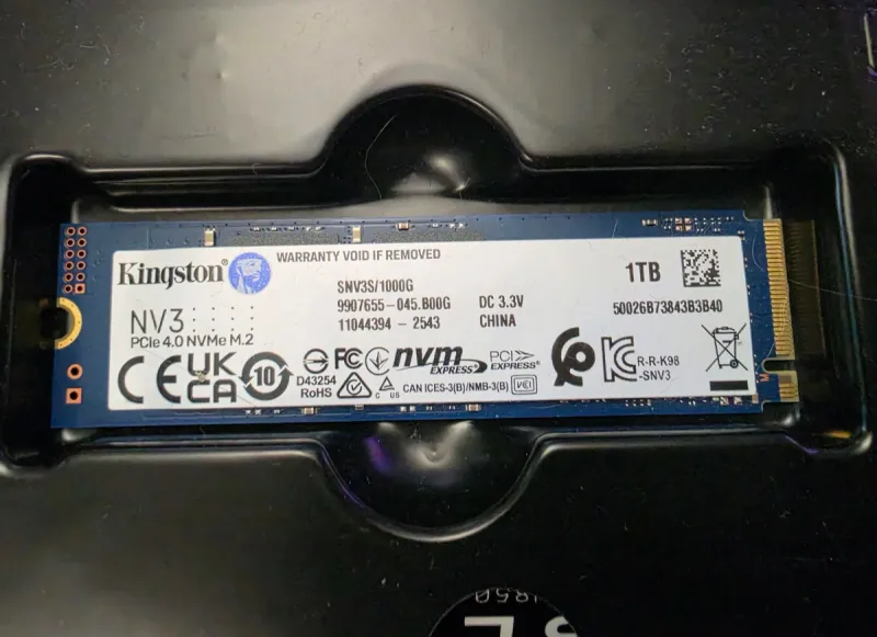 Kingston NV3 M.2 1TB SSD