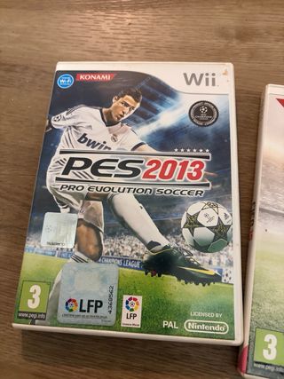 Pack 3 Juegos Wii: PES 2013, FIFA 15, FIFA 09