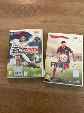 Pack 3 Juegos Wii: PES 2013, FIFA 15, FIFA 09