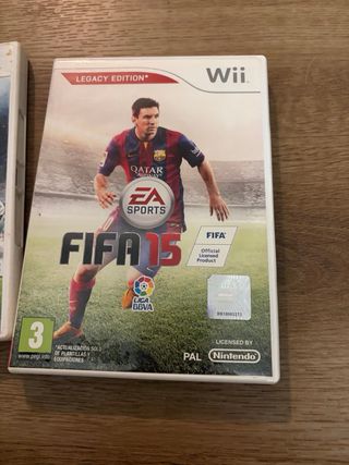 Pack 3 Juegos Wii: PES 2013, FIFA 15, FIFA 09