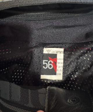 Mono Dainese 2 piezas gris,negro y rojo talla 56
